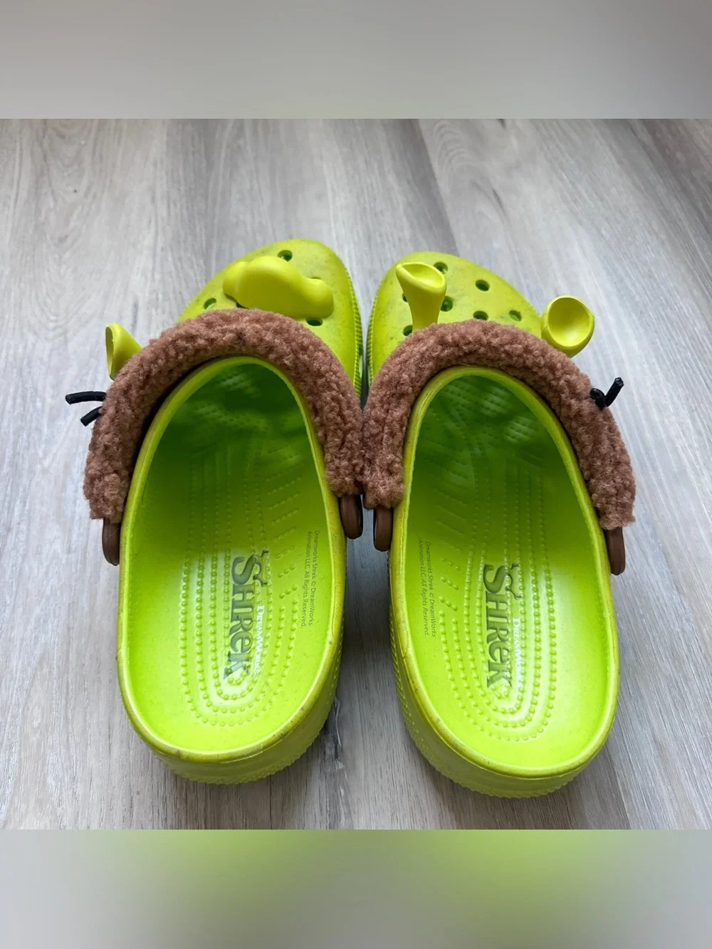 Crocs SHREK Classic Clog Lime Punch Men Size 12 209373-3TX DreamWorks 2023
